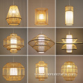 metal bamboo restaurant chandelier pendant energy lamp